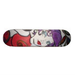ART PIECE BY HEATHER CUSTOM SKATE BOARD