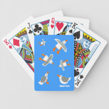 Art Playing Cards: John Dyer Seagulls Blue