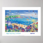 Art Poster: Family Fun, Mother Ivey's Bay Cornwall