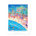 Art Poster: Paddling & Posing, Cap Ferrat, France posters