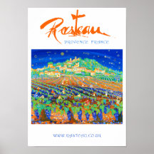 Art Poster: Rasteau, Provence, France