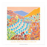 Art Poster: The Warmth of Autumn, Menton Hills posters