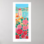 Art Poster: Trumpeting Flowers, Villefranche