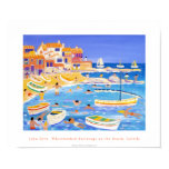 Art Poster: Whitewashed Buildings, Calella, Spain posters
