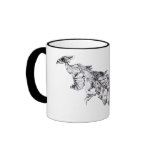 Art préhistorique d'oiseau "d'oiseau tôt" tasses