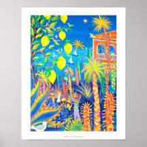 Art Print: Dancing under the Lemons