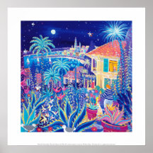 Art Print: Moonlit Serenade, Clos du Peyronnet