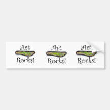 Art Rocks Bumper Stickers
