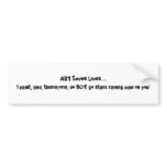ART Saves Lives.....I paint, and, therefore, do... bumper stickers