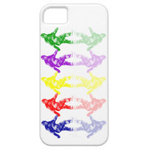 ART SCHOOL SQUATCH - Colourful Bigfoot Logo iPhone 5 Cover