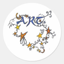 Art Scroll Sticker