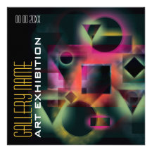 Art show gallery exhibition opening CUSTOMIZE Custom Invitations
