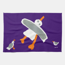 Art Tea Towel: John Dyer Seagull