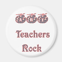 Art teacher rock 2 copy fridge magnets