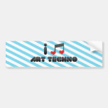 Art Techno Bumper Stickers