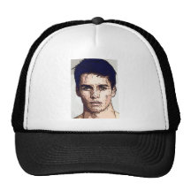 art - the male model mesh hats