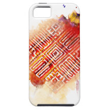 Art ukrainien de broderie coque iPhone 5