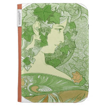 Art vintage de Mucha de lierre étuis caseable


