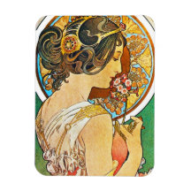 Art vintage Nouveau Magnet Souple