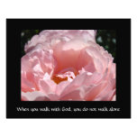 Art when you walk with God you do not walk alone photography