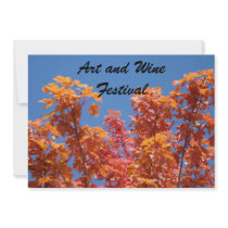 Art & Wine Festival Invitation Cards Events