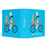 Art with Chef riding a bicycle - Album Binder