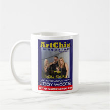 ARTCHIX CODY WOODS SPY GUY COVER MUG