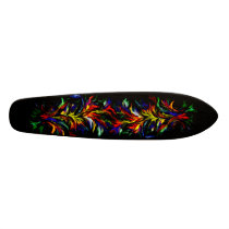 Artdeco in Regenbogen Style Skateboard Bretter