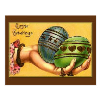 Artful Easter Eggs - Postcard postcards