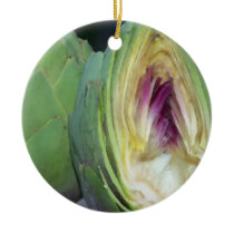Artichoke Profile Christmas Tree Ornament