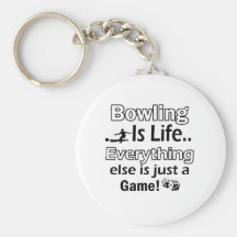 Articles de cadeau de bowling porte-clefs