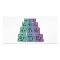 Artier-Ar-Ti-Er-Argon-Titanium-Erbium Photo Greeting Card