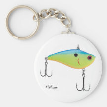 Artificial Bait, Tackle, Fishing Gear Key Chains