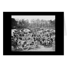 Artillery Battery M Fair Oaks, VA 1862 Greeting Card
