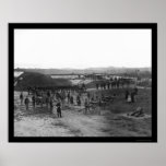 Artillery Defense Of Washington, DC 1862 Print