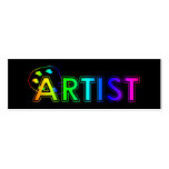 Artist Bookmark Business Card