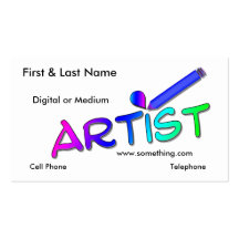 Artist Business Card Template
