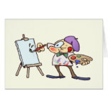 Artist Greeting Card