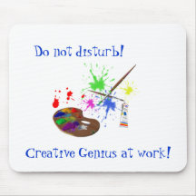 Artist Creating-Humour Mousepad