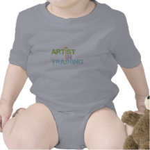 Artist in training baby creeper