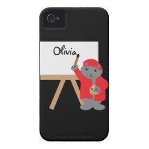 Artist Kitty Cat Case-Mate iPhone 4 Cases