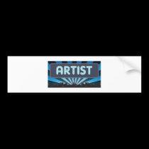 Artist Marquee bumper stickers
