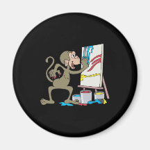 artist monkey magnet