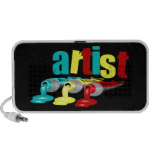 Artist Paint Doodle Design Travel Speaker