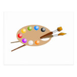Artist Palette Post Card