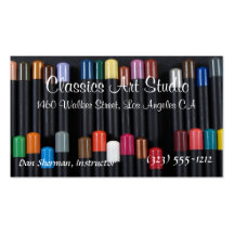 Artist Pencils Business Cards