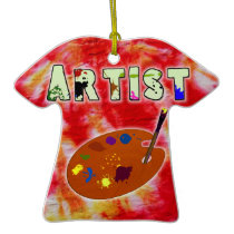Artist Tie Dye Ornament