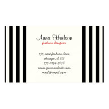 Artistic Abstract Lines Stripes White Black Business Card Templates