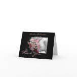 Artistic Bridal Couple Wedding Thank You Card