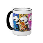 Artistic Bull Terrier Dog Breed Design Mugs